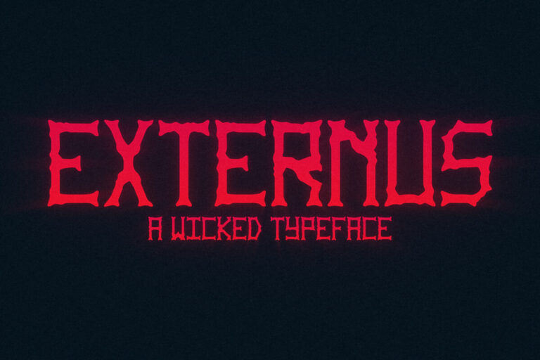 Externus Display Font 768x512 1
