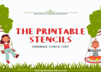 The Printable Stencils Handmade Font Feature Image