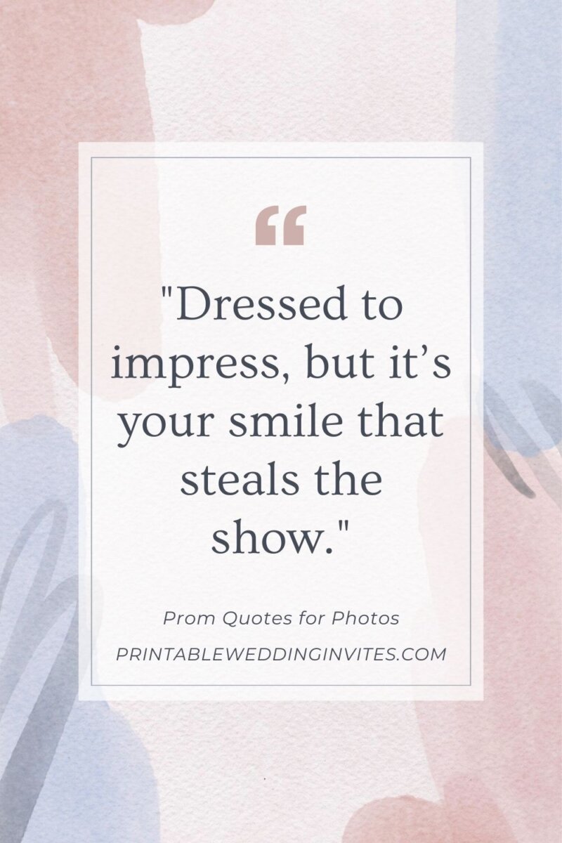 100 Romantic Prom Quotes to Share with Your Date