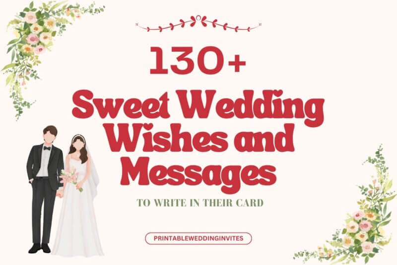 130 Sweet Wedding Wishes and Messages to Write in Their Card 1
