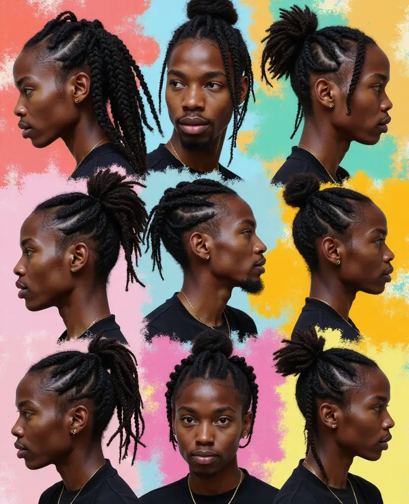25 Jaw Dropping Black Male Braids Hairstyles That Will Turn Heads Pin