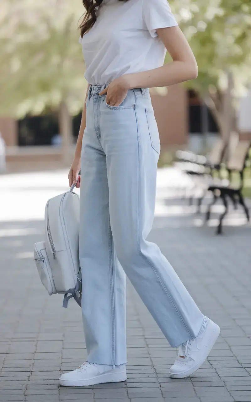 Classic Jeans and a White Tee