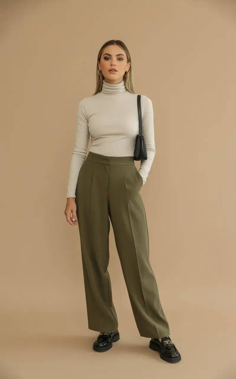 Midi Dress with a Belt