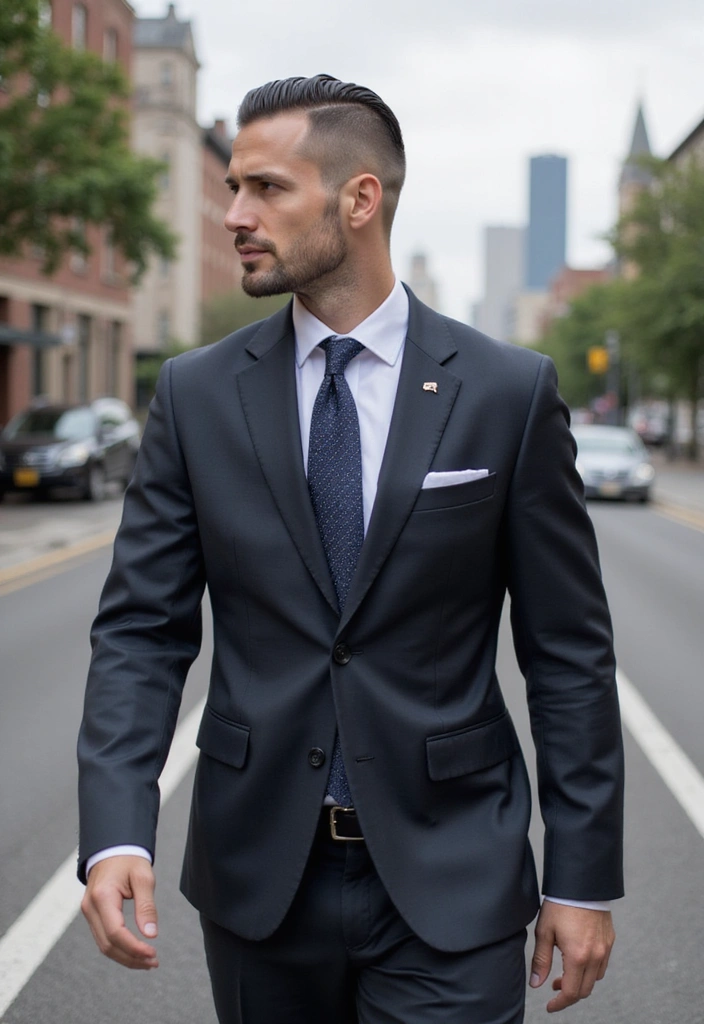 Slicked Back Undercut