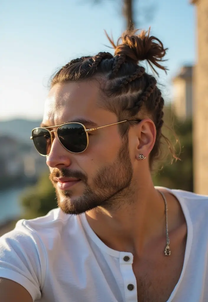 The Braided Top Knot