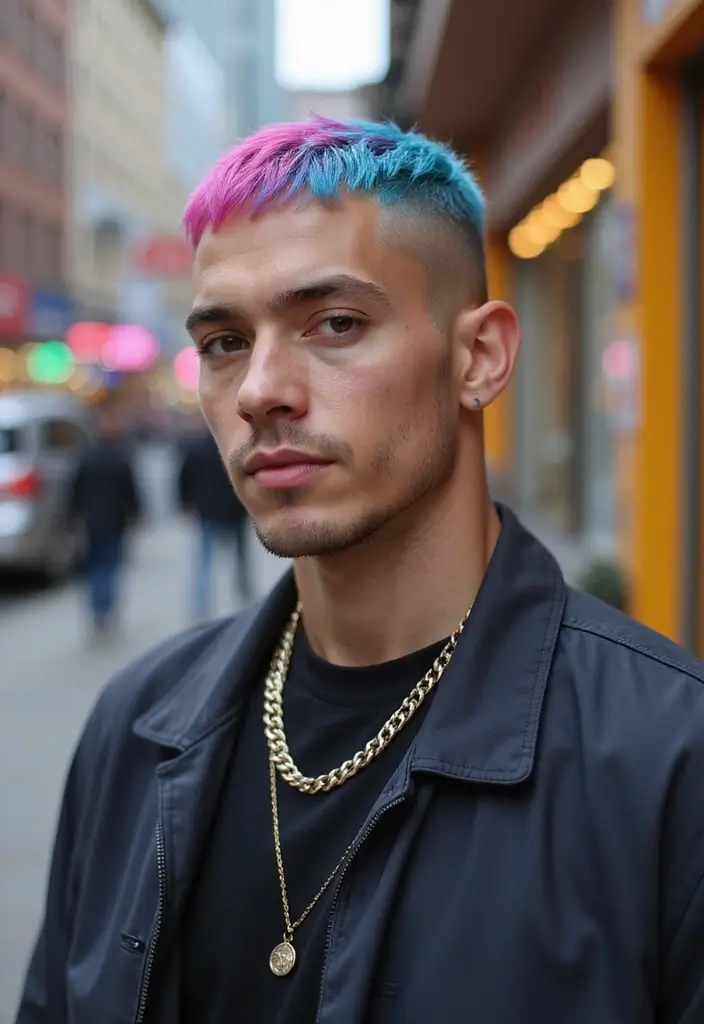 The Crew Cut with Color