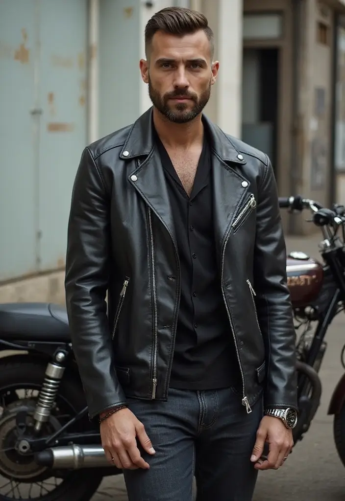 The Crew Cut with Sideburns