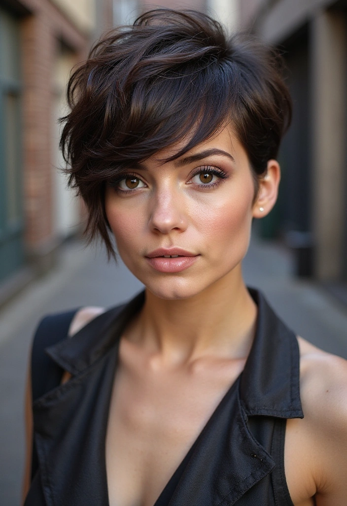 The Textured Pixie Cut