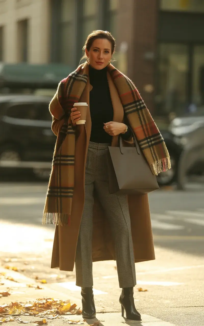 Wool Coat Scarf